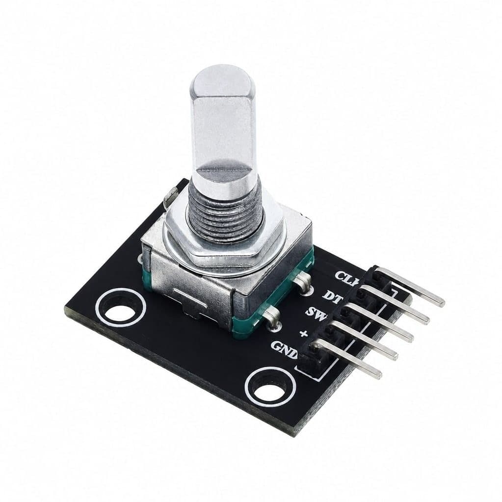 Enkoder BITCHIP obrotowy KY-040 360°, moduł z pinami