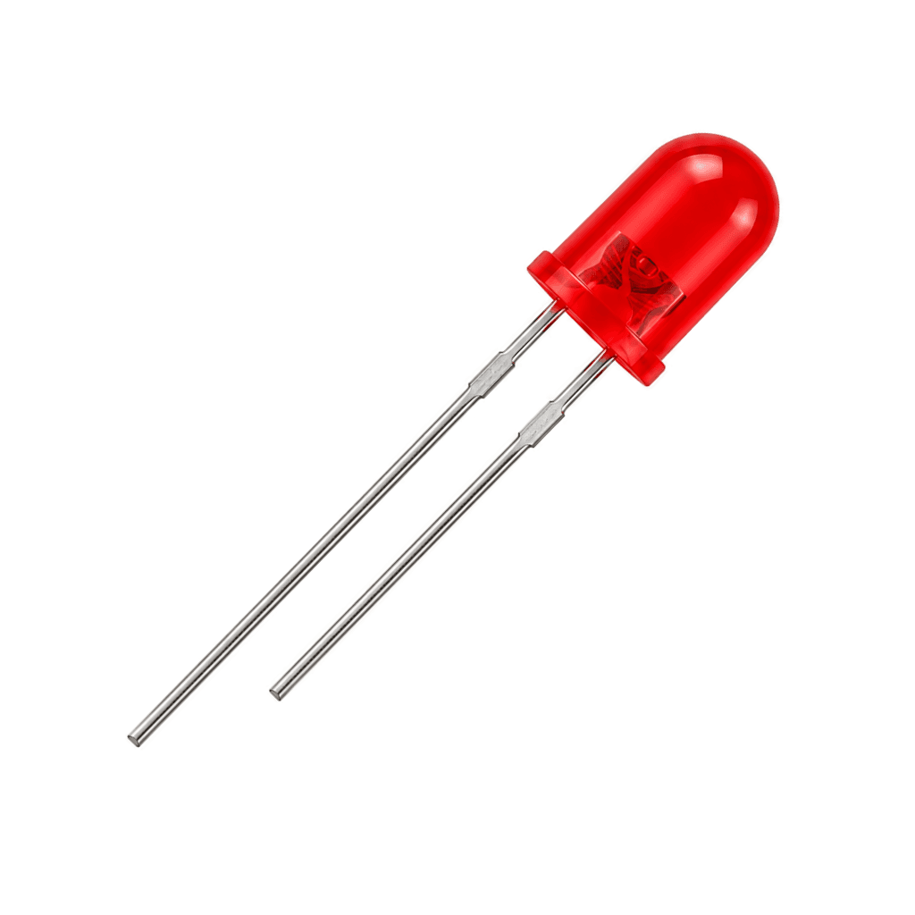Diody LED 5mm czerwone - 10szt