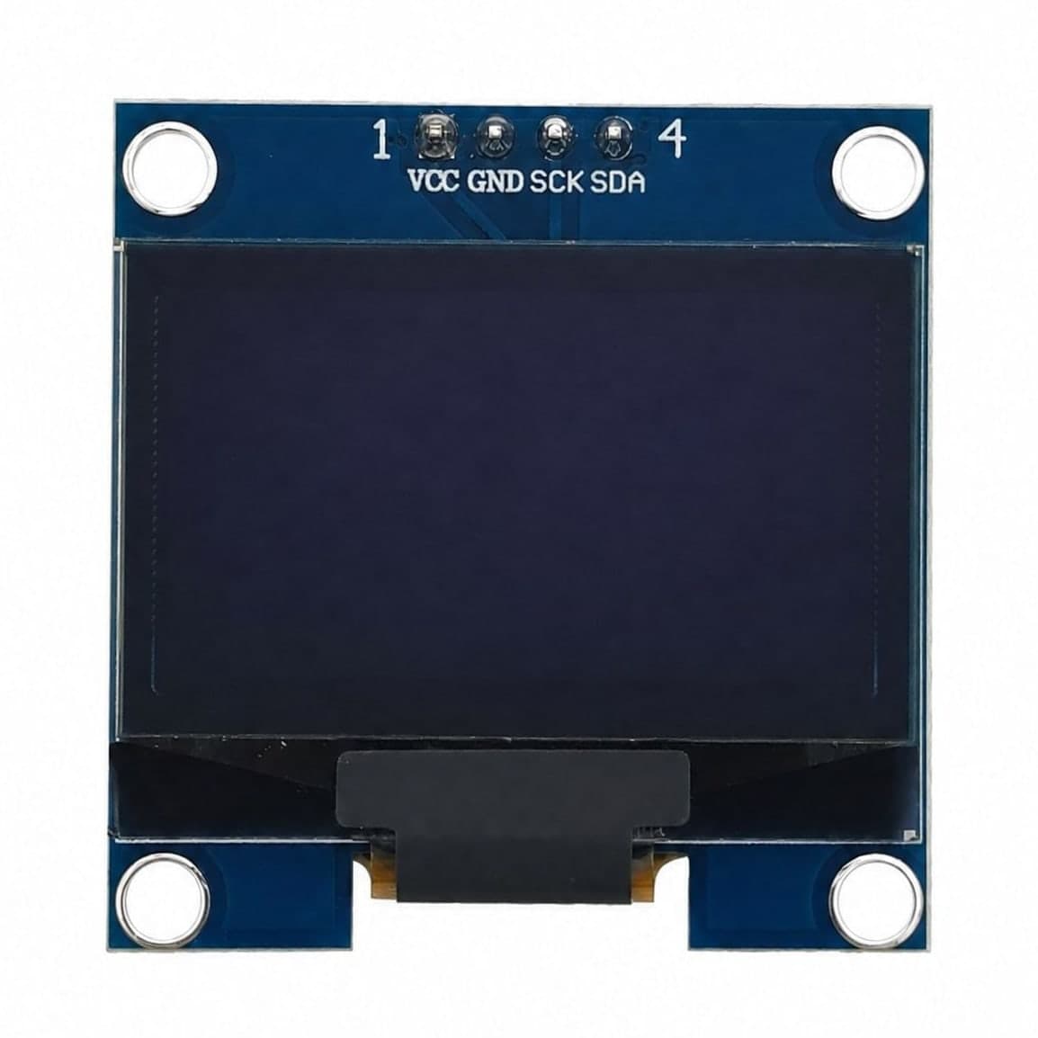 Wyświetlacz OLED 1,3" 128×64 I2C 4 pin, biały - zdjęcie 3