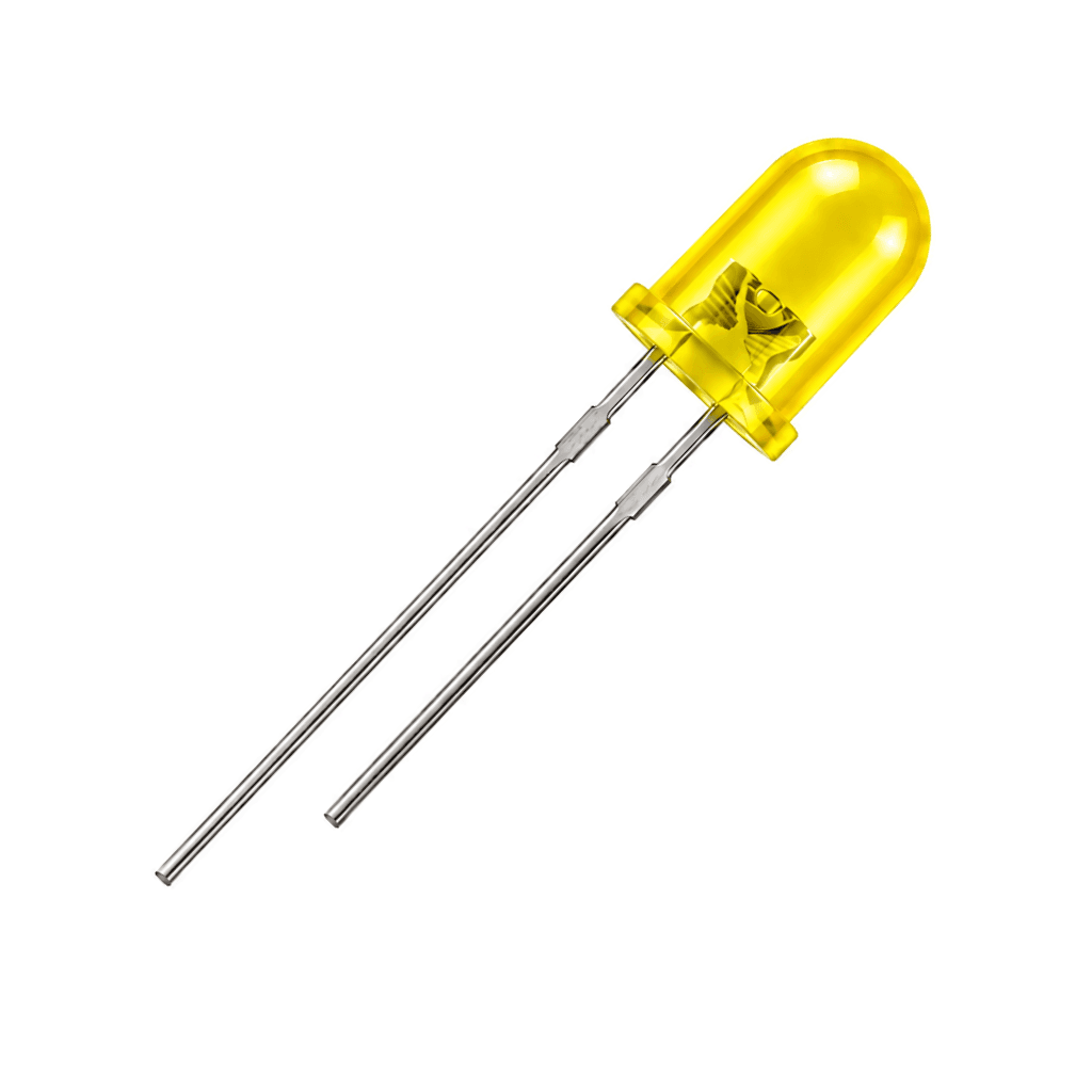 Diody LED 5mm żółte - 10szt