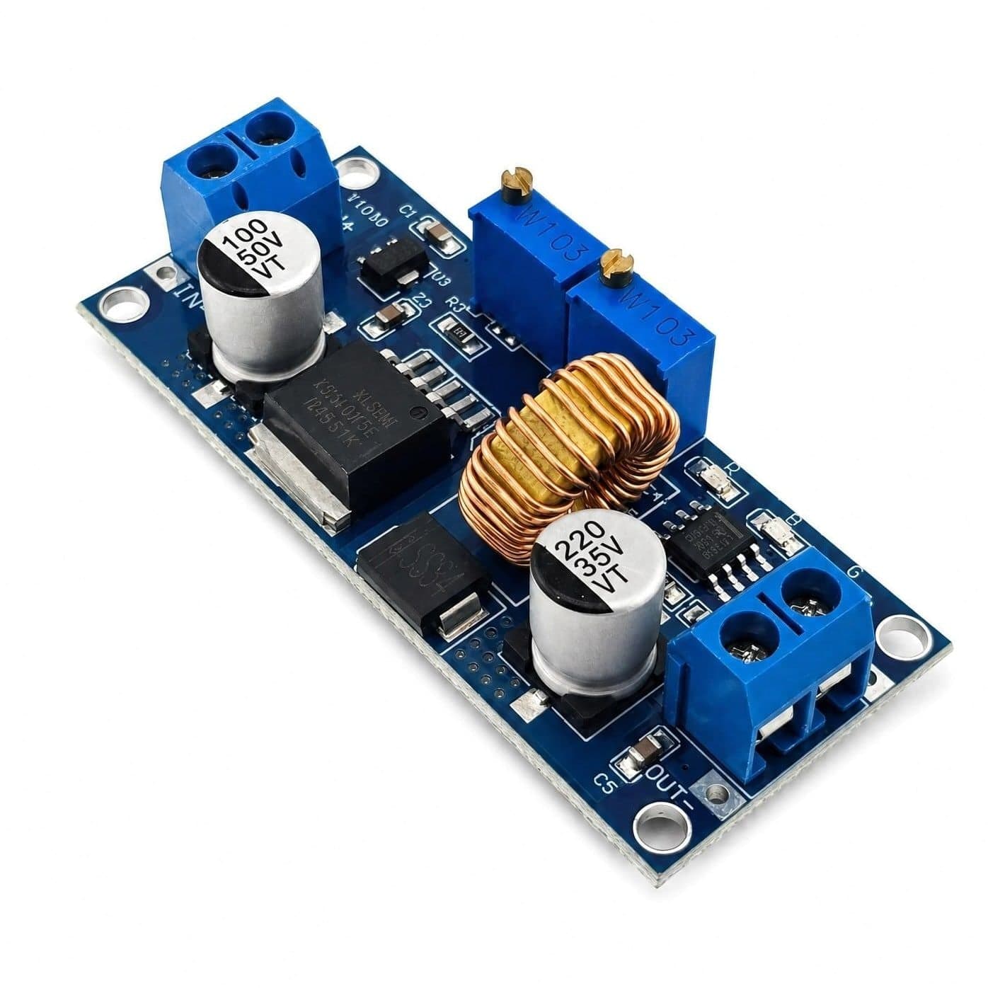 Przetwornica BITCHIP step-down XL4015 5A CC/CV, ładowanie Li-ion