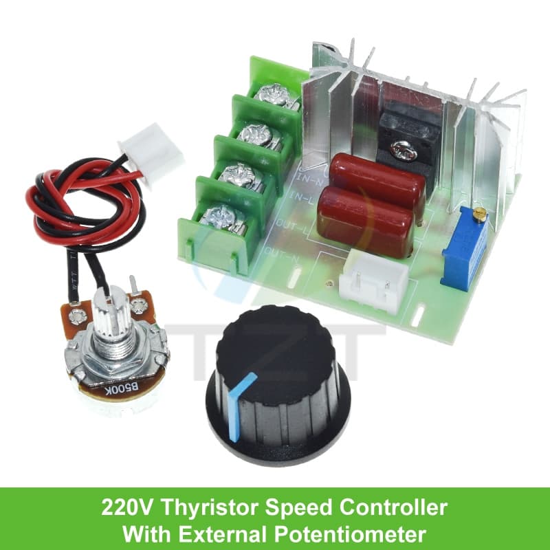 Regulator BITCHIP napięcia SCR AC 220V 2000W, ściemniacz i regulator obrotów, typ B