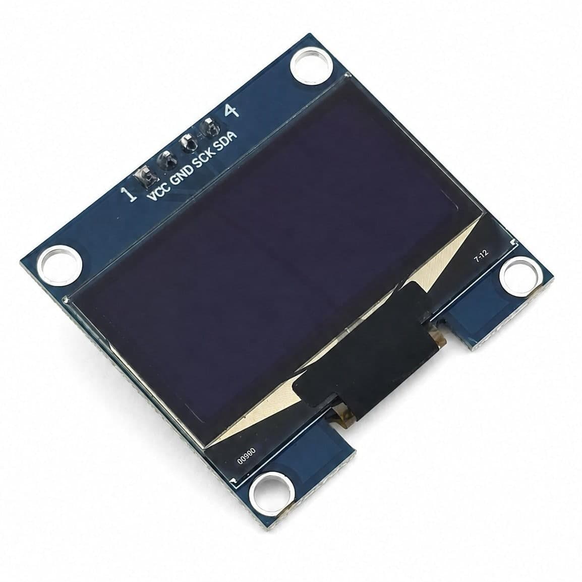 Wyświetlacz OLED 1,3" 128×64 I2C 4 pin, biały