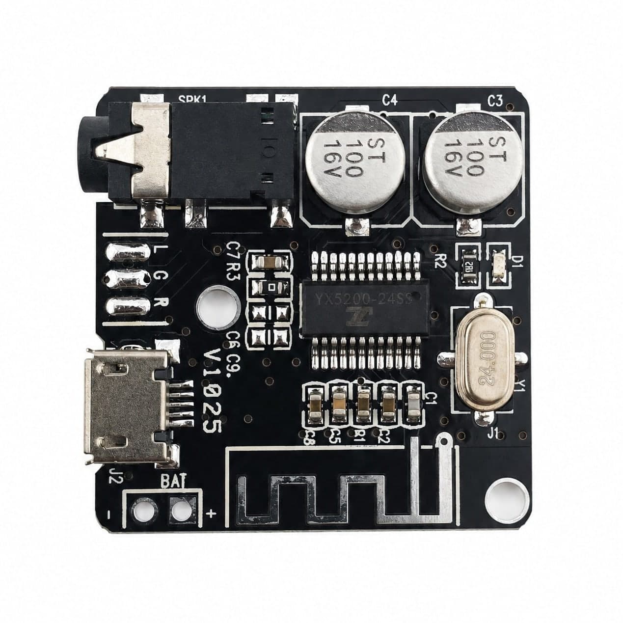Moduł BITCHIP Bluetooth audio stereo A2DP VHM-314, 3,7-5V, micro USB - zdjęcie 3