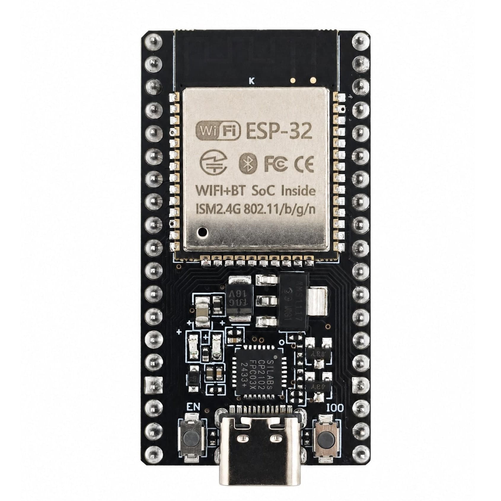 ESP32 WROOM-32 DevKit 38 pin, WiFi, Bluetooth, USB-C - zdjęcie 2