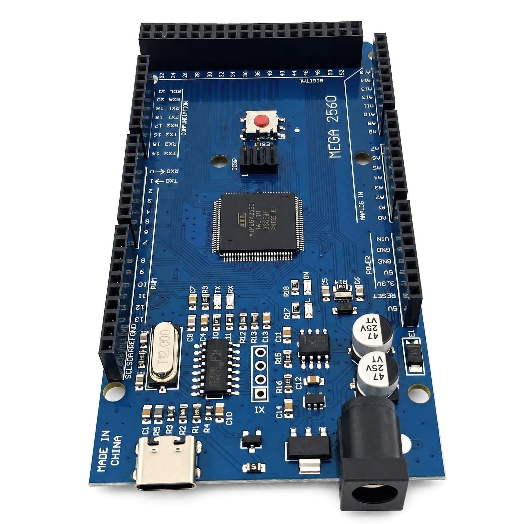Płytka Mega 2560 R3 CH340, USB-C (kompatybilna z Arduino) - zdjęcie 2
