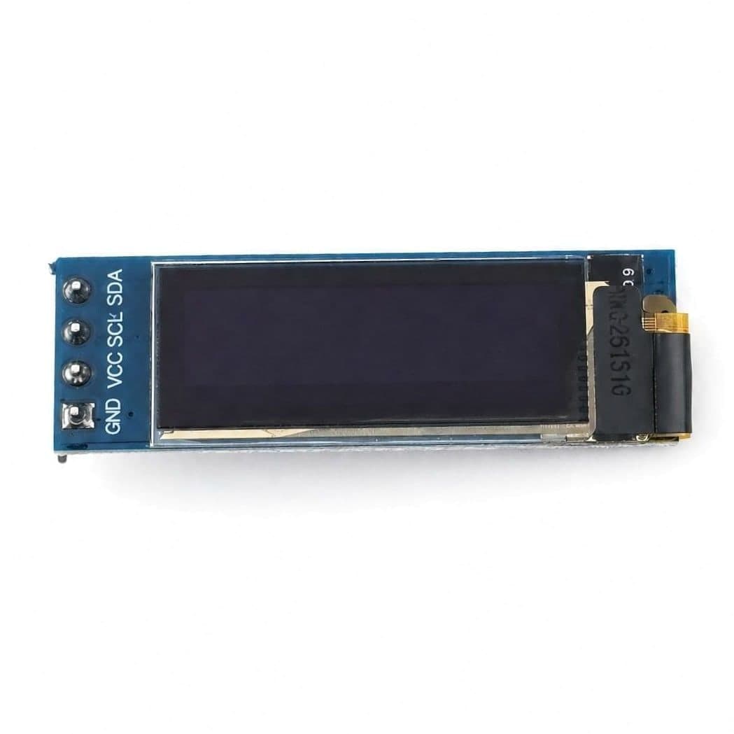 Wyświetlacz OLED 0,91" 128×32 I2C, biały