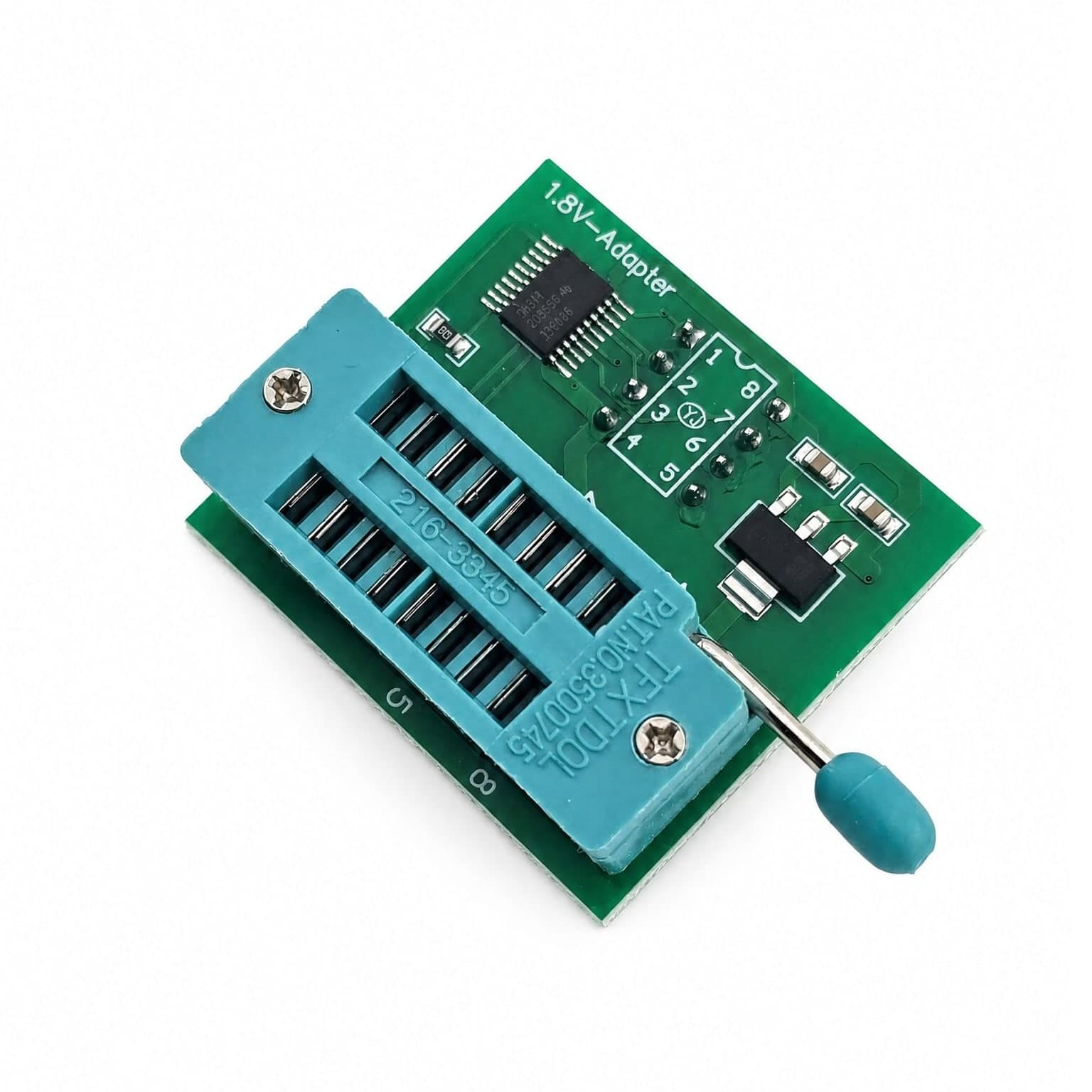 Programator CH341A EEPROM/BIOS, zestaw z klipsem SOIC8 i adapterami (1,8 V, SOIC8) - zdjęcie 5