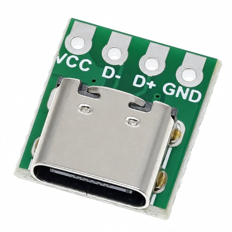 Adapter USB-C BITCHIP na PCB