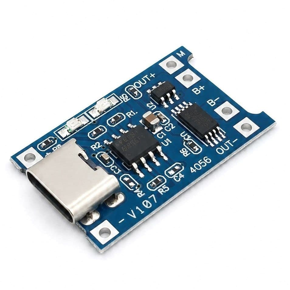 Ładowarka BITCHIP Li-ion TP4056 USB-C 1A z zabezpieczeniem ogniwa
