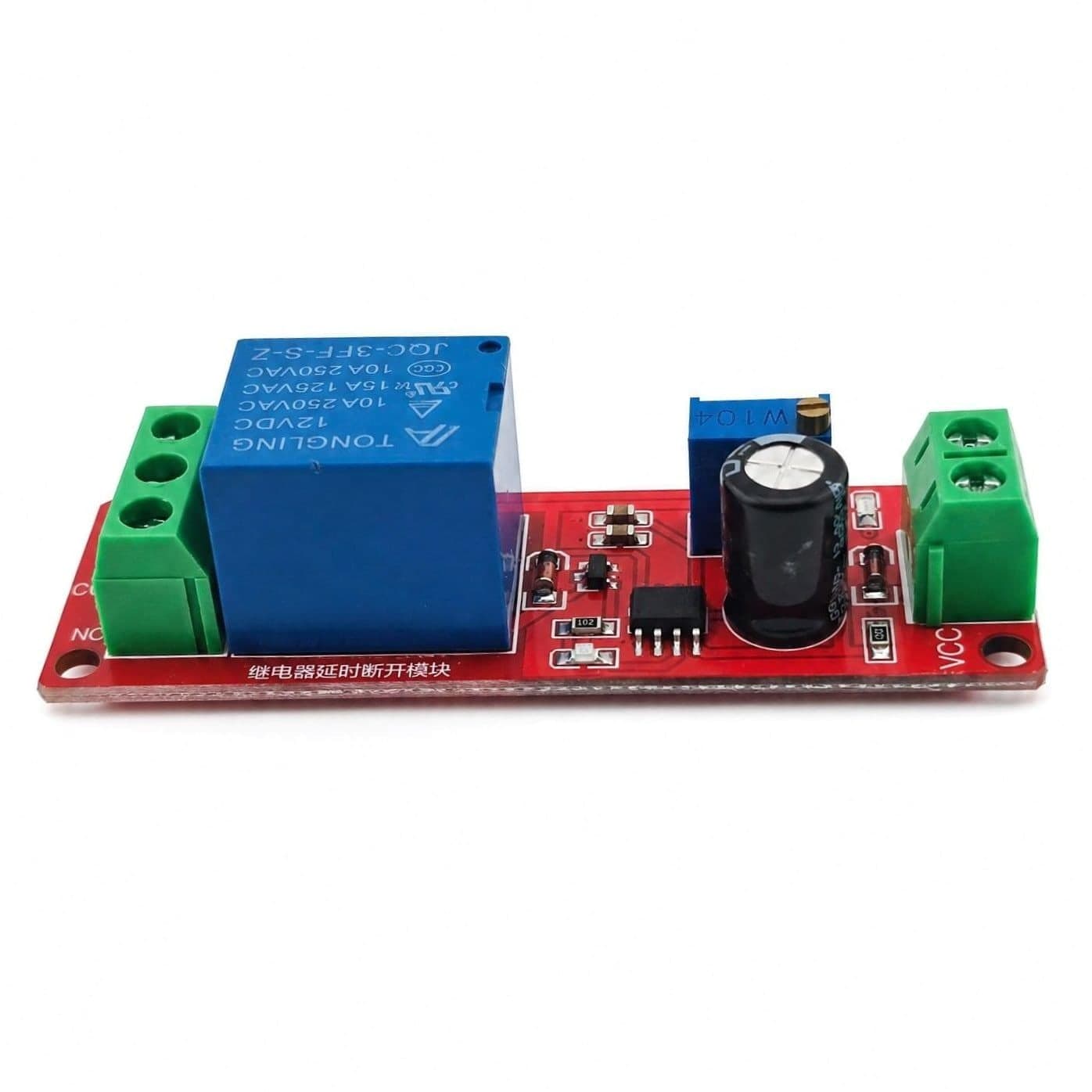 Moduł BITCHIP przekaźnika czasowego NE555 12V, opóźnienie 0-10s - zdjęcie 4