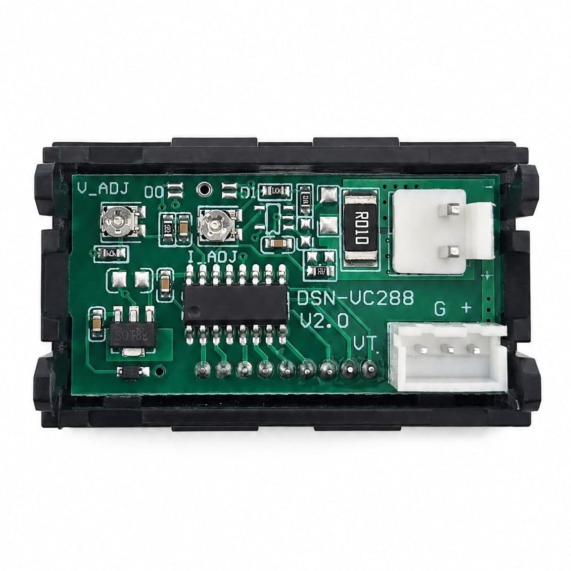 Woltomierz i amperomierz BITCHIP panelowy DC 0-100V 10A LED - zdjęcie 3