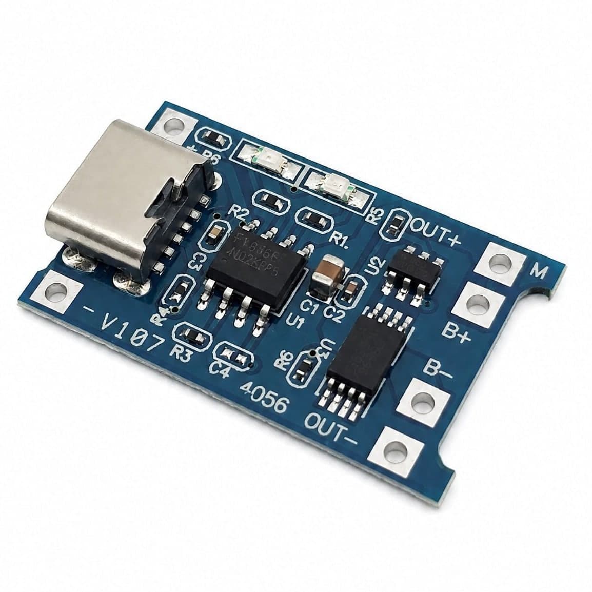 Ładowarka BITCHIP Li-ion TP4056 USB-C 1A z zabezpieczeniem ogniwa - zdjęcie 3