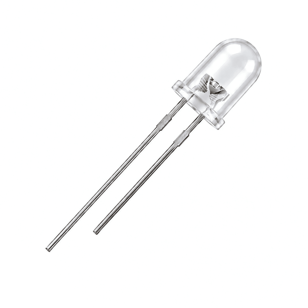 Diody LED 5mm białe - 10szt