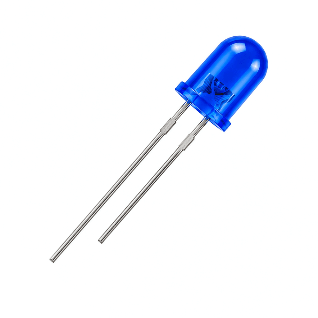 Diody LED 5mm niebieskie - 10szt